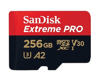 [micro SD card] Sandisk Extreme Pro 256GB microSDXC